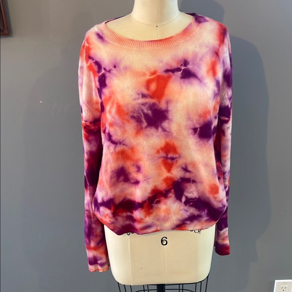 Tie-Dye Sweater- Autumn Cashmere size medium